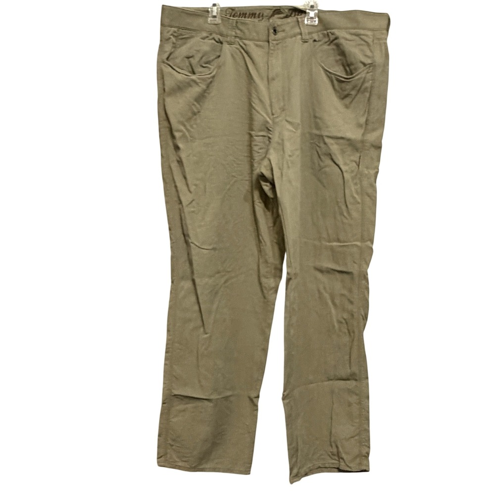 Tommy Bahama Boracay Khaki Tan Tencel Cotton Chino Pants Mens 42x32
